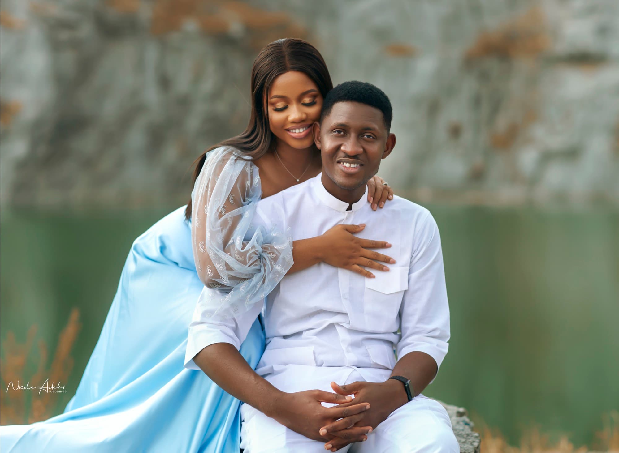 Kechi and Lanre, before the wedding days.
