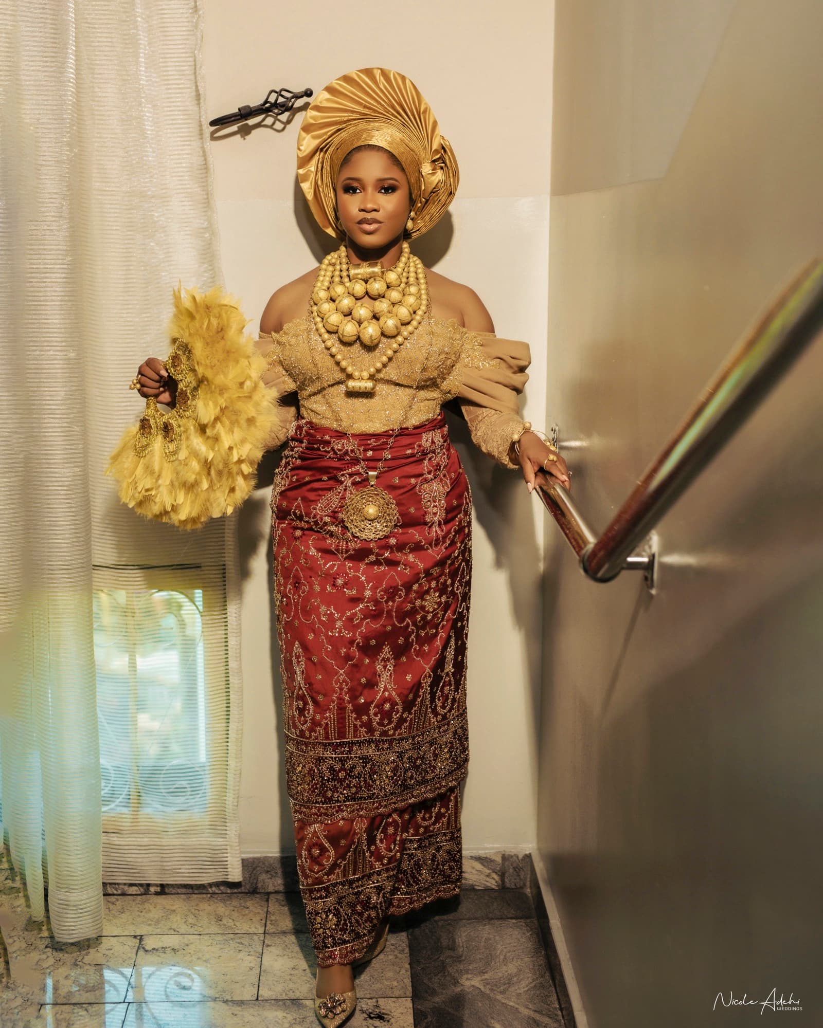 A portrait from the traditional ceremony.